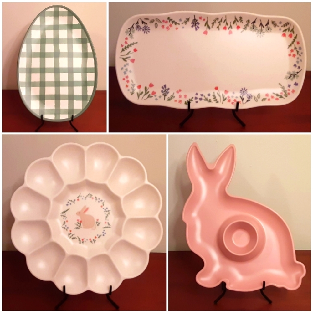4-Piece NEW Easter Serveware Set